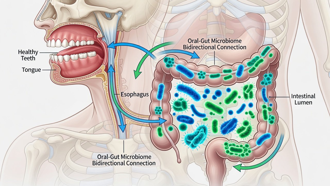 Oral Health's Hidden Link to Gut Microbiome and Digestion